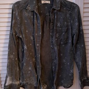 hollister star flannel